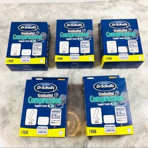 Scholls Mens Coolmax Firm 20-30 mmHg Compression Support Socks Dr